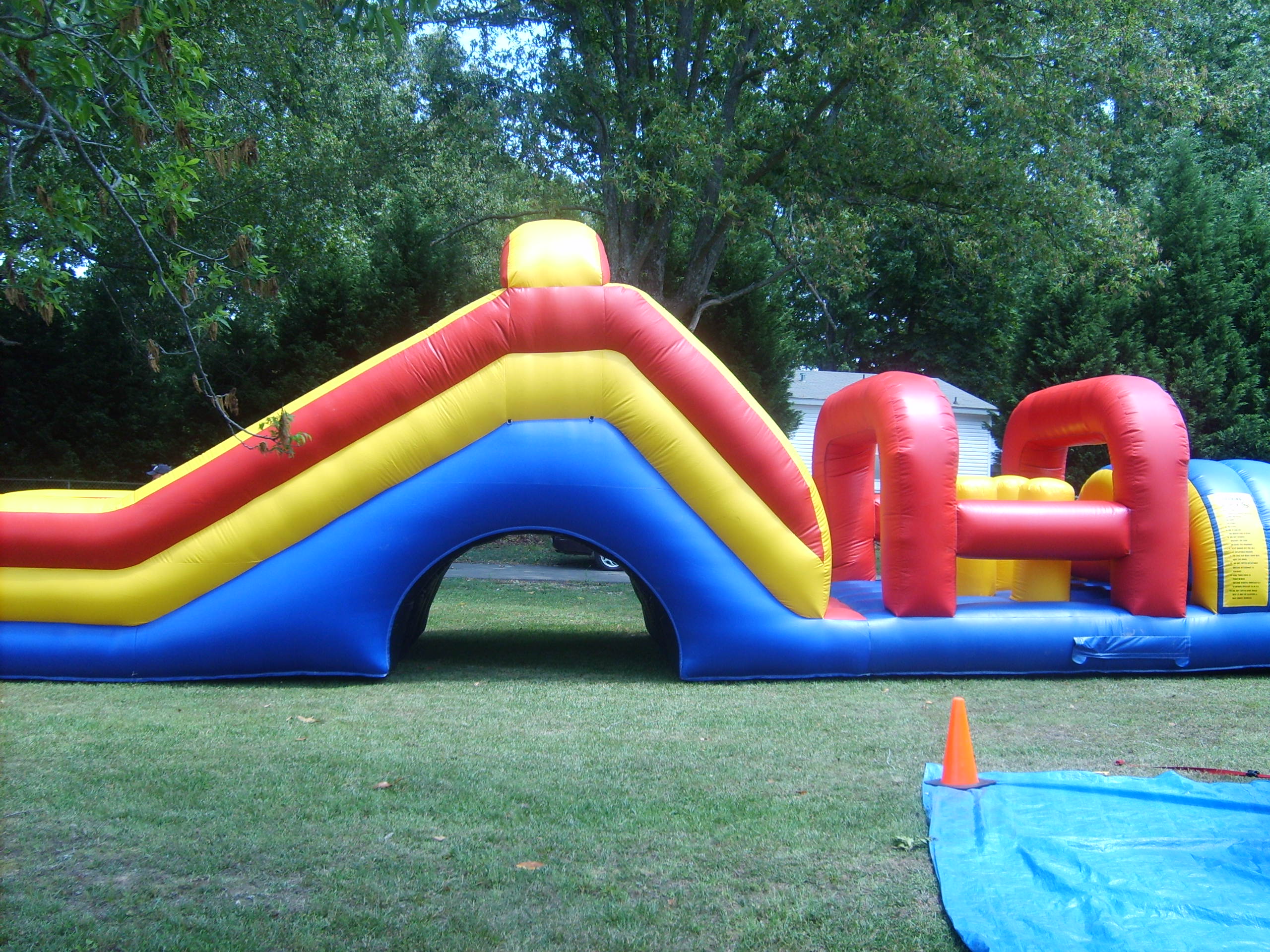 obstacle course-side view